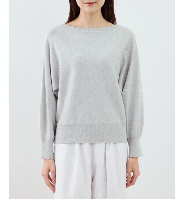 Rope&rsquo;Picnic「ラメ混アイレットドルマンニット」|ニット・セーター|