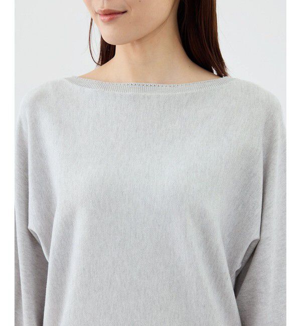 Rope&rsquo;Picnic「ラメ混アイレットドルマンニット」|ニット・セーター|