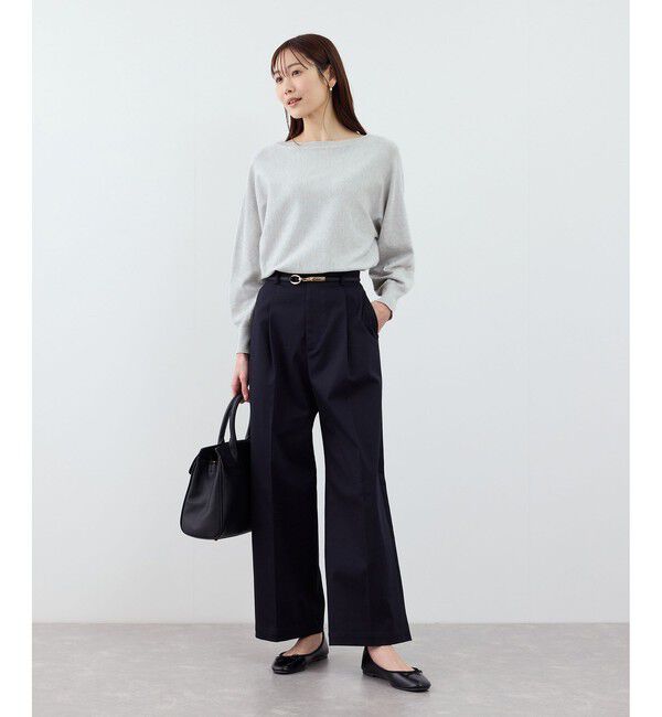 Rope&rsquo;Picnic「ラメ混アイレットドルマンニット」|ニット・セーター|