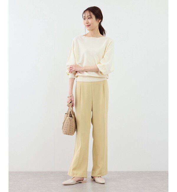 Rope&rsquo;Picnic「ラメ混アイレットドルマンニット」|ニット・セーター|