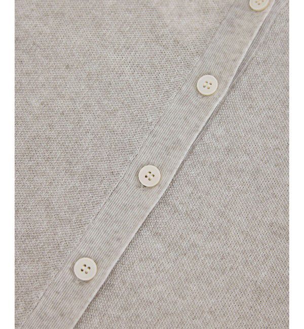 Rope&rsquo;Picnic「スポンジシアーポロカーディガン/イージーケア」|カーディガン|