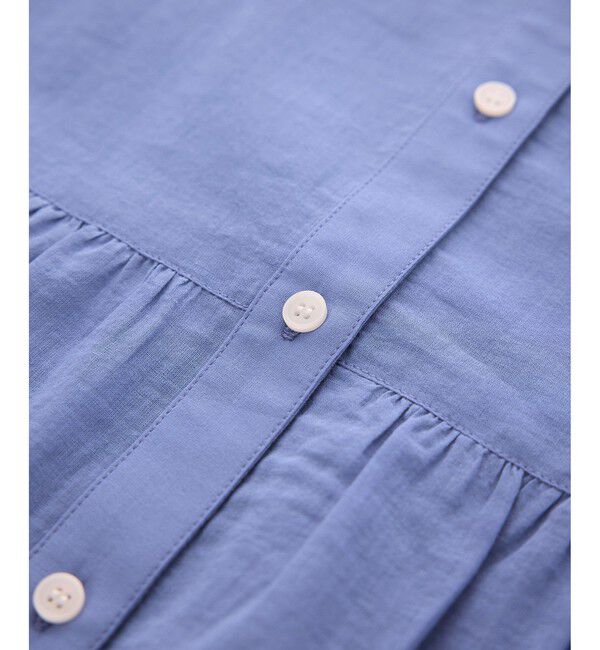 Rope&rsquo;Picnic「お着軽シャツシリーズ フリルカラーシアーペプラムブラウス/接触冷感・通気性」|シャツ・ブラウス|