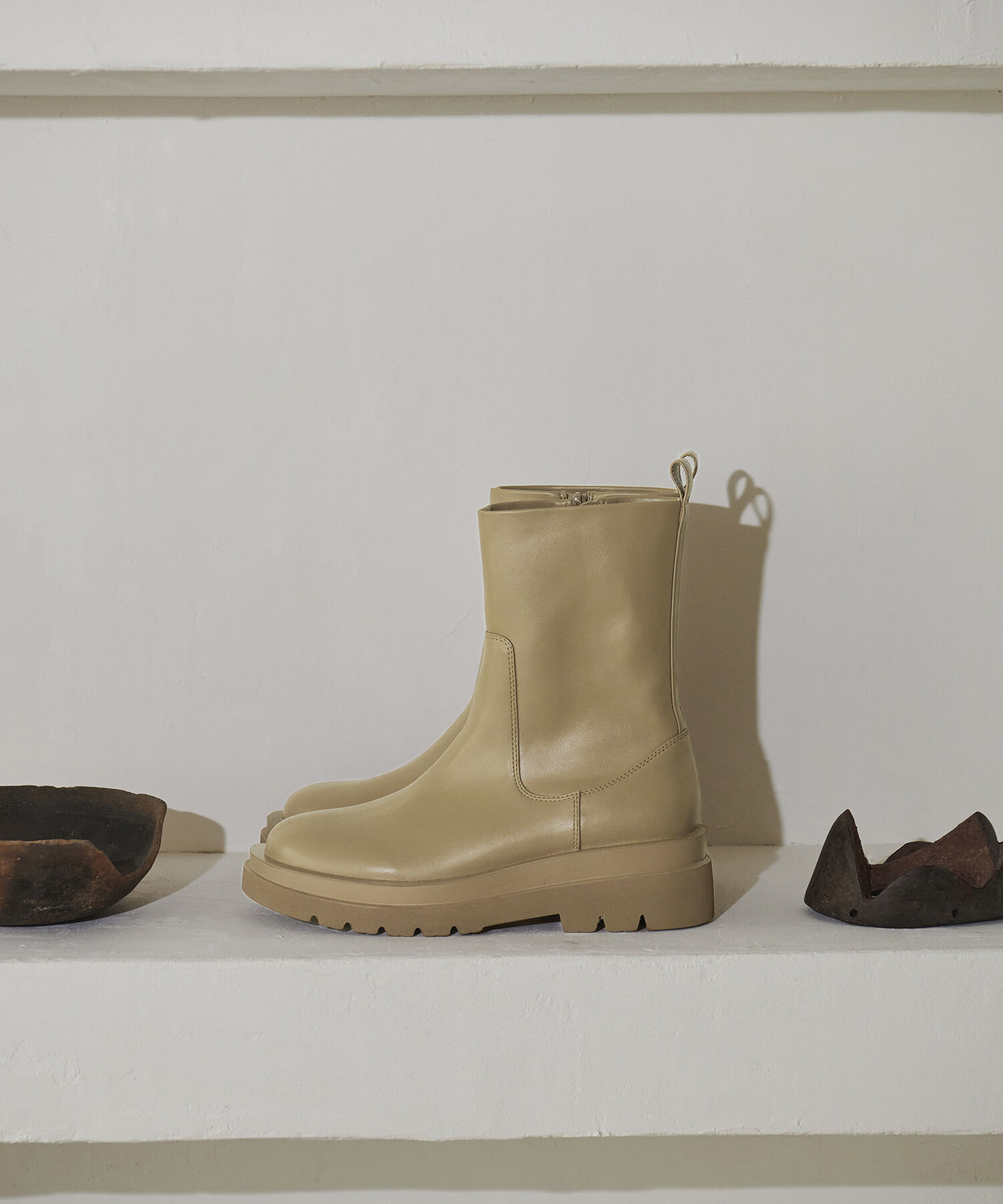 ADAM ET ROPE'「［新色追加］トラックソールストレッチブーツ」|その他|ベージュ(27)