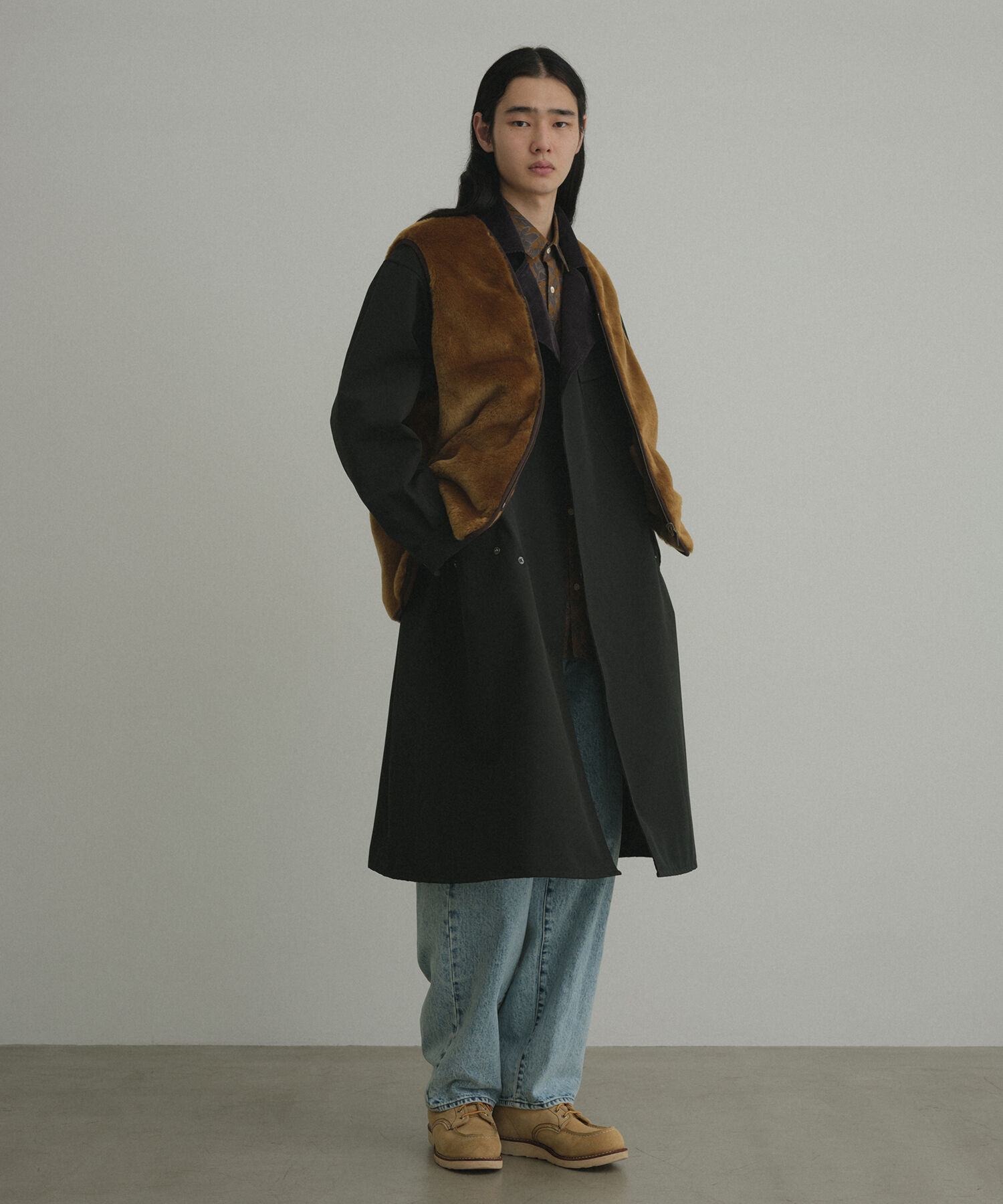 ADAM ET ROPE'「《別注》【Barbour】リバーシブル フロントジップ ファーライナー ベスト / ロイヤルワラント / ユニセック」|その他|