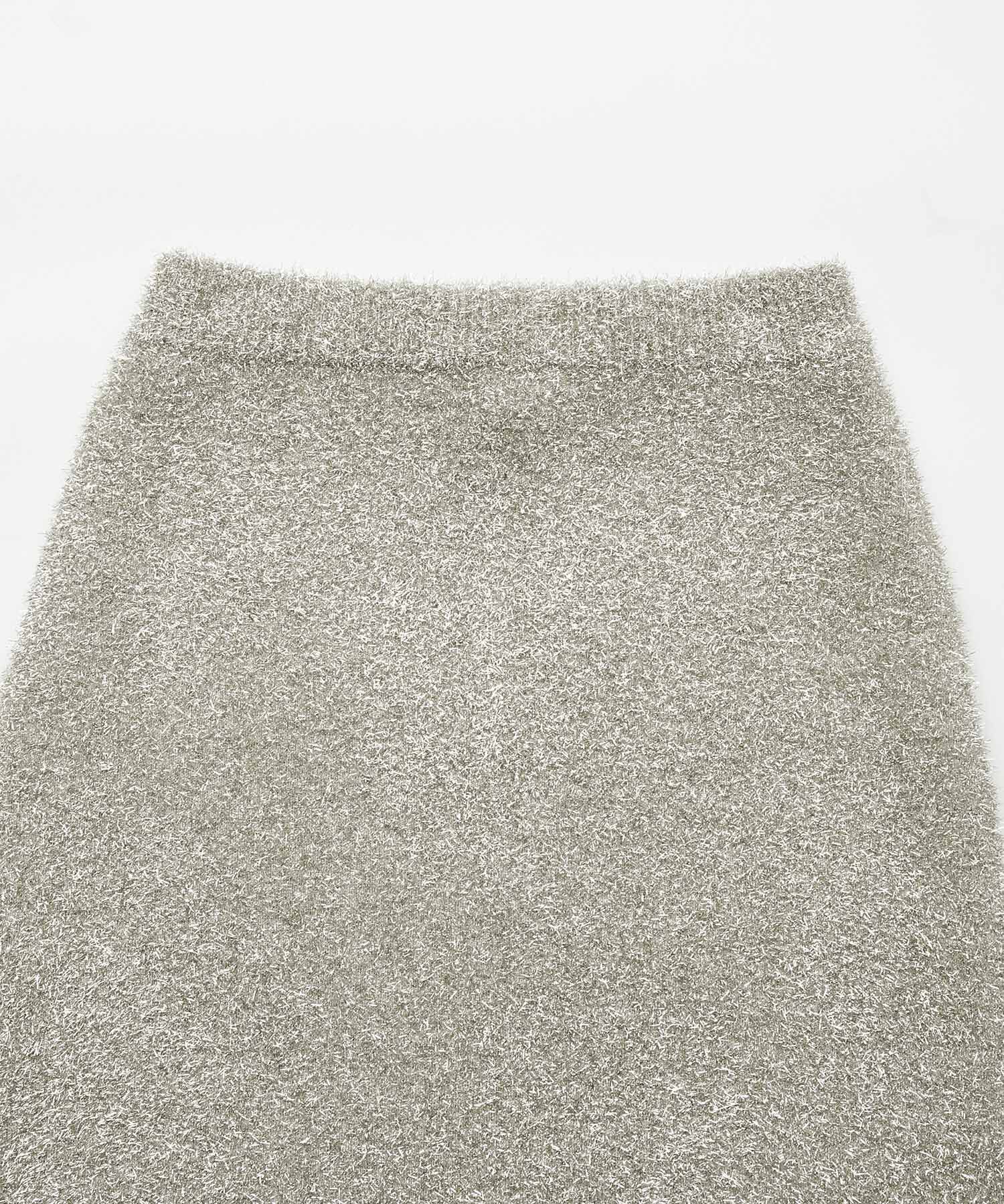 ADAM ET ROPE'「【venit for ADAM ET ROPE'】Metallic Shaggy Skirt」|スカート|