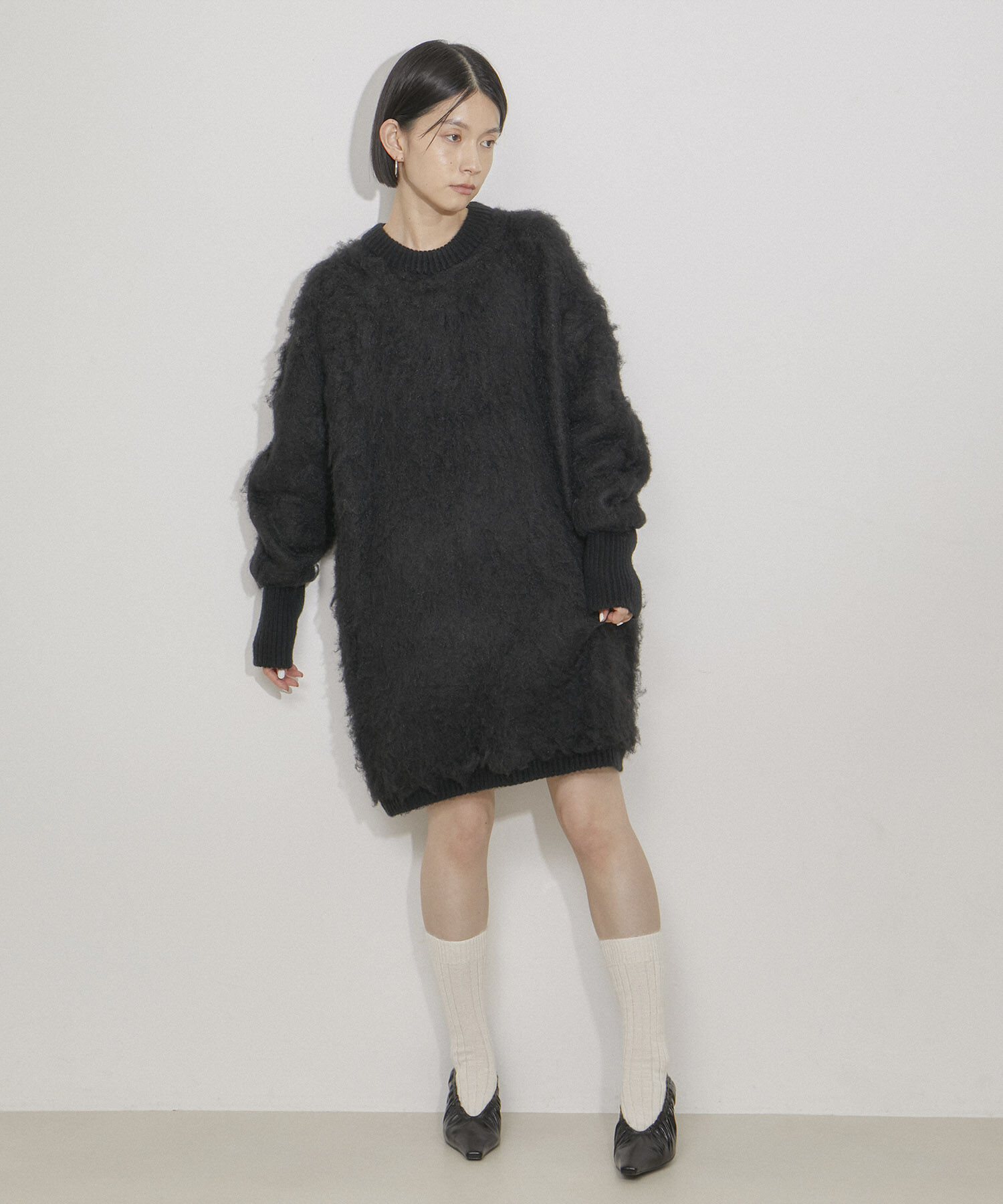 ADAM ET ROPE'「ARロゴヘアリーリブソックス」|ソックス|