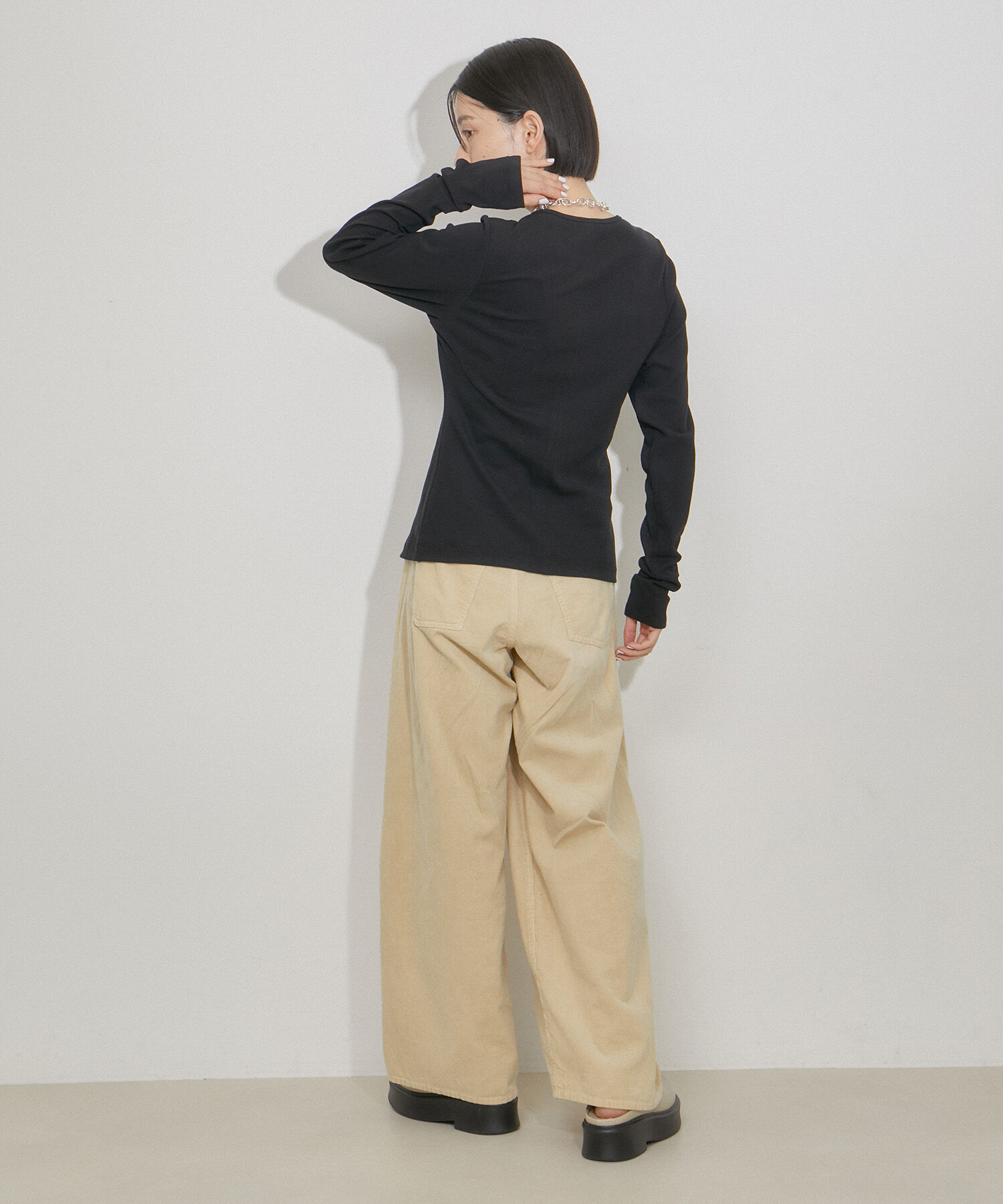 ADAM ET ROPE'「【一部WEB限定サイズ】ガーメントダイコーデュロイパンツ」|その他|