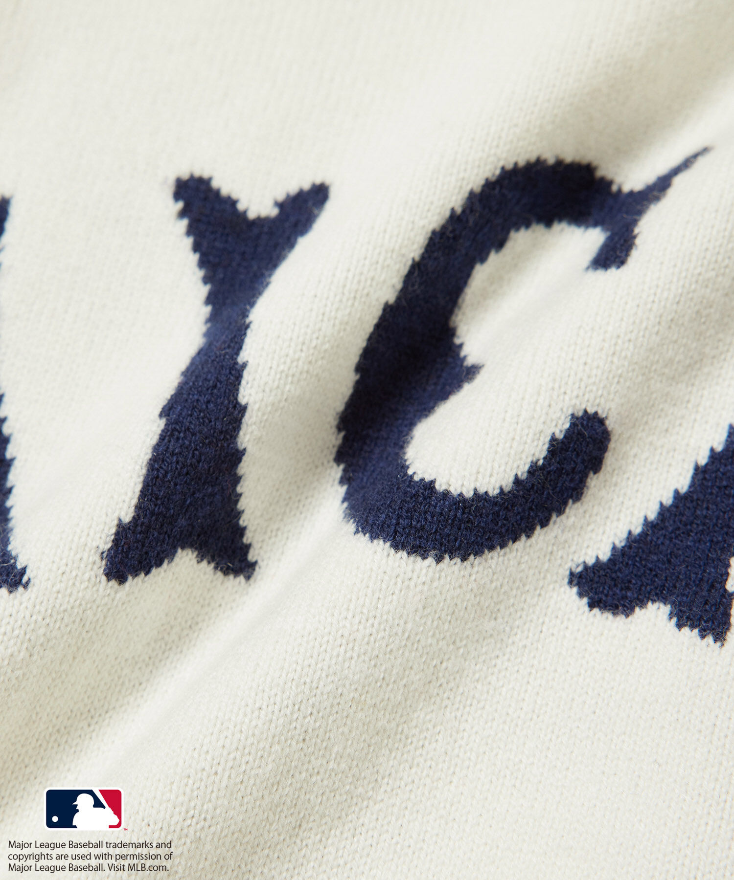 ADAM ET ROPE'「【MLB COLLECTION BY JUN】クラシックロゴニットベスト」|ベスト・ジレ|