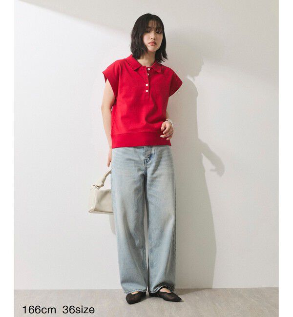 ADAM ET ROPE'「【WEB限定】ワイドストレートデニムパンツ」|デニム|