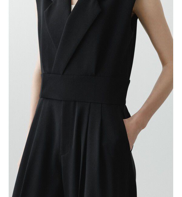 ADAM ET ROPE'「【EMOELLE】スリーブレスオールインワン カルゼ」|オールインワン|