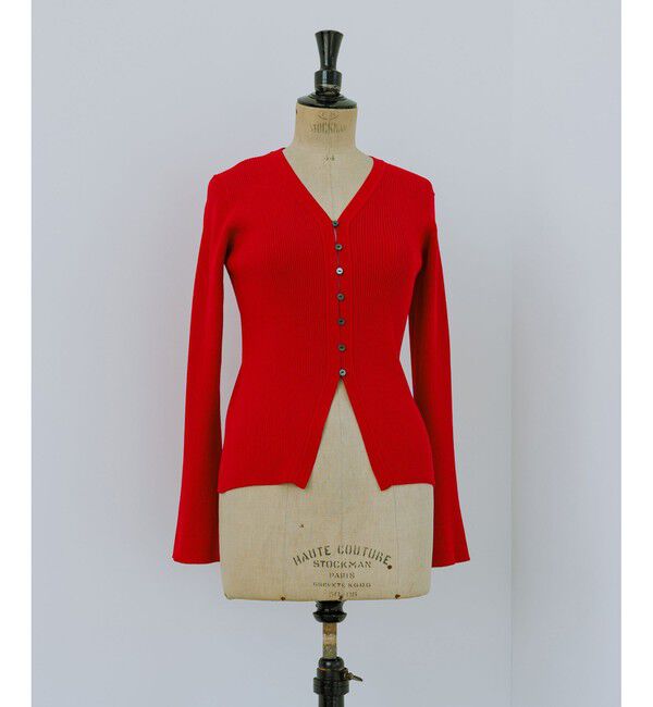 ADAM ET ROPE'「【WEB限定】エコベロVネックカーディガン」|カーディガン|