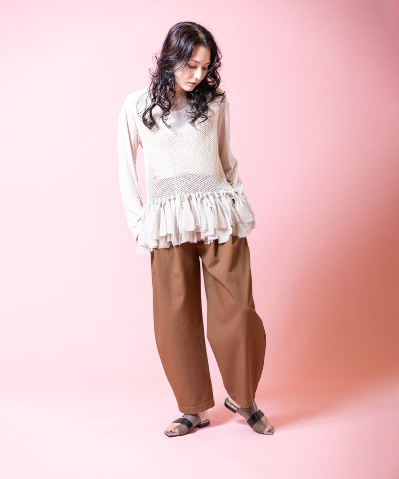  「タックカーブパンツ」|その他|