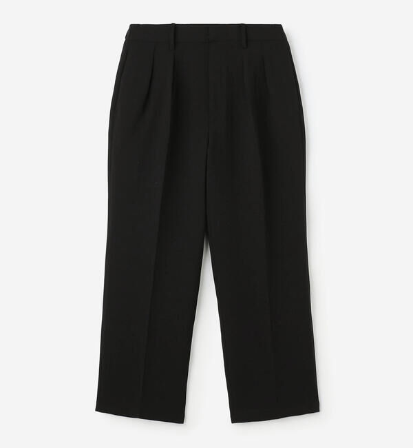 Morris & Sons「MORRIS & SONS | 2タック ワイドスラックス MEN」|チノ|BLACK