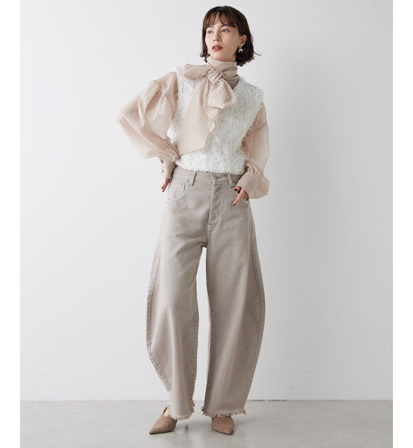  「オーガンザボウブラウス」|シャツ・ブラウス|