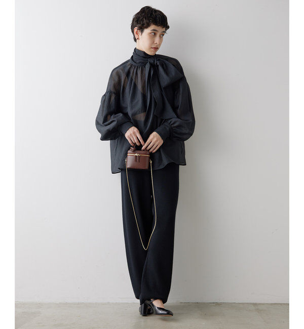  「オーガンザボウブラウス」|シャツ・ブラウス|