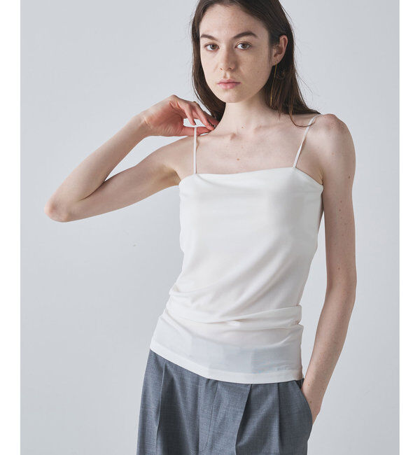  「カップ付キャミソール」|Tシャツ・カットソー|オフホワイト