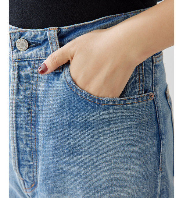  「ワイドフレアデニムパンツ」|チノ|