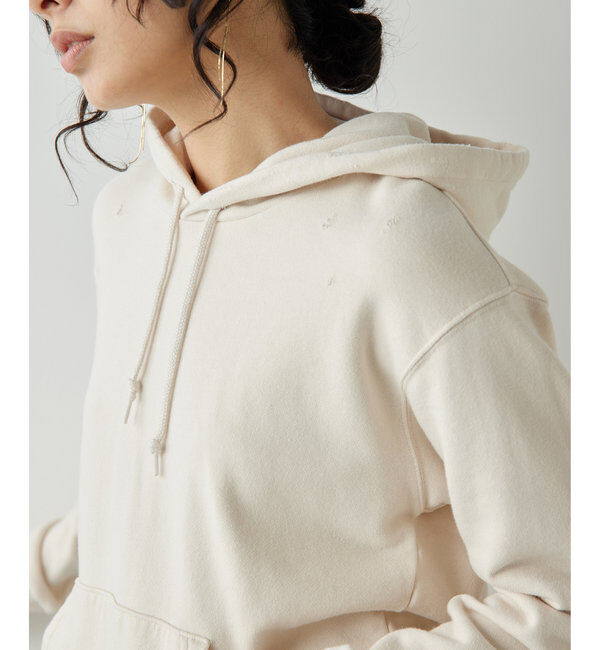  「ダメージフーディプルオーバー」|Tシャツ・カットソー|