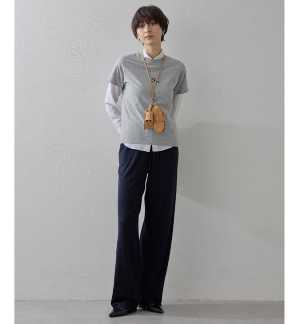 THE PAUSE「【THE PAUSE】THE PAUSE刺繍Tシャツ」|Tシャツ・カットソー|