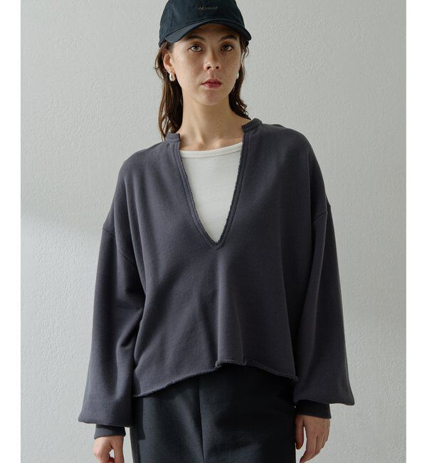  「スウェットVネックプルオーバー２」|Tシャツ・カットソー|