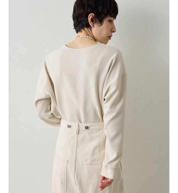  「【インフルエンサーコラボ】刺繍Vガゼットプルオーバー」|シャツ・ブラウス|