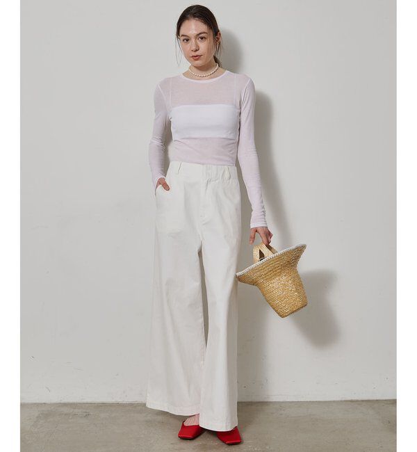  「シアーストレッチロンTEE」|Tシャツ・カットソー|