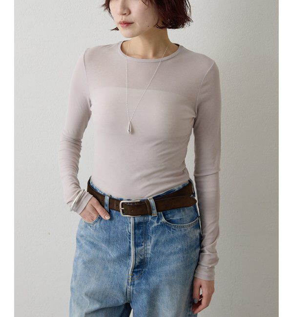  「シアーストレッチロンTEE」|Tシャツ・カットソー|