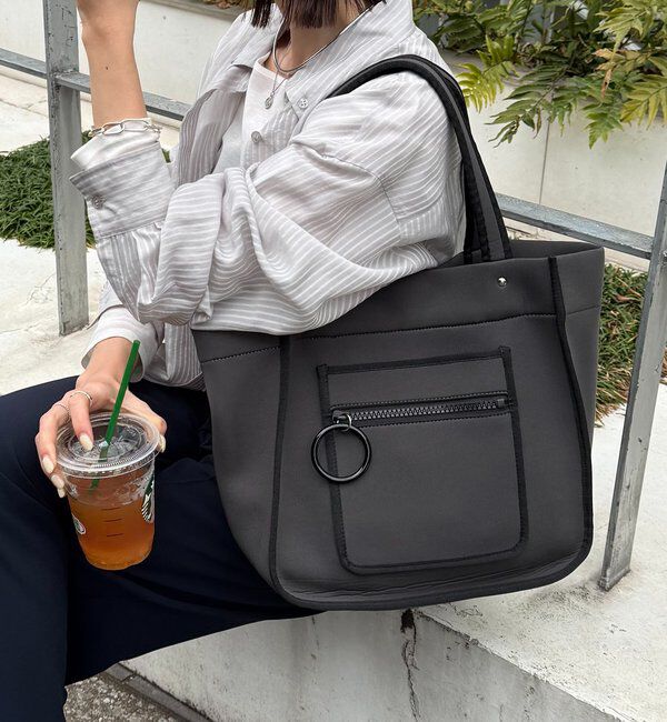  「WETLINEトートバッグ」|トートバッグ|チャコールグレー