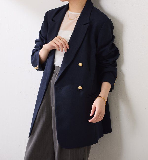  「ウールライクダブルジャケット」|デニムジャケット|