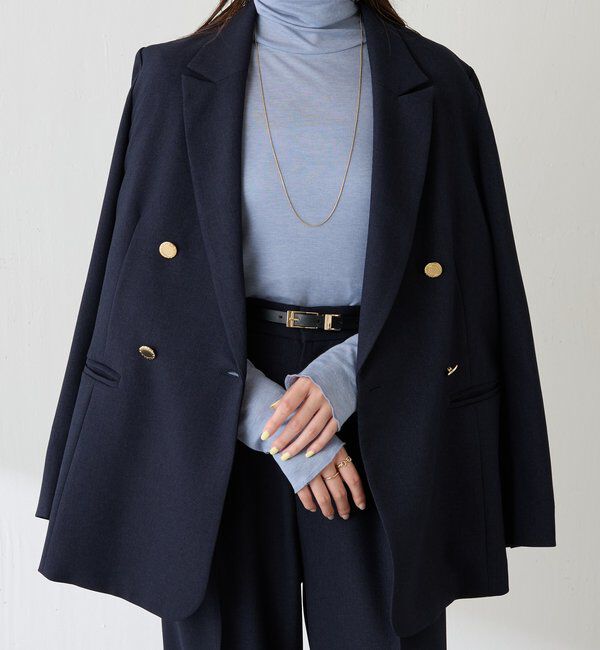  「ウールライクダブルジャケット」|デニムジャケット|