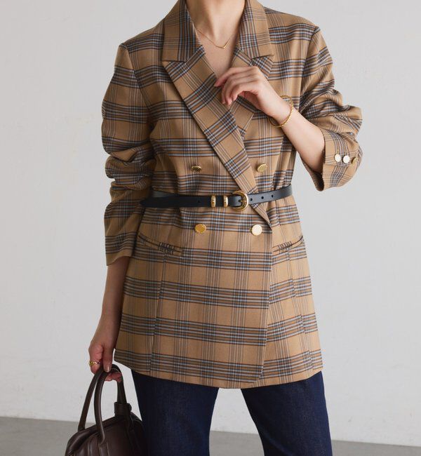  「ウールライクダブルジャケット」|デニムジャケット|