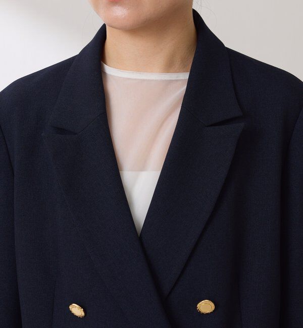  「ウールライクダブルジャケット」|デニムジャケット|