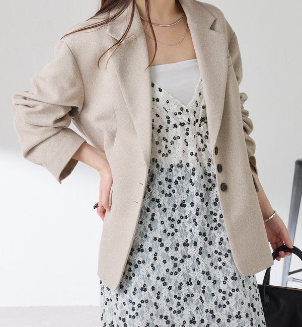  「【PROVOKE別注アイテム】プリントレースキャミワンピース」|ワンピース|