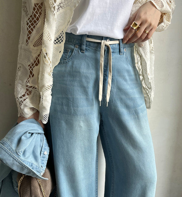  「リヨセルドロストワイドデニム」|デニム|