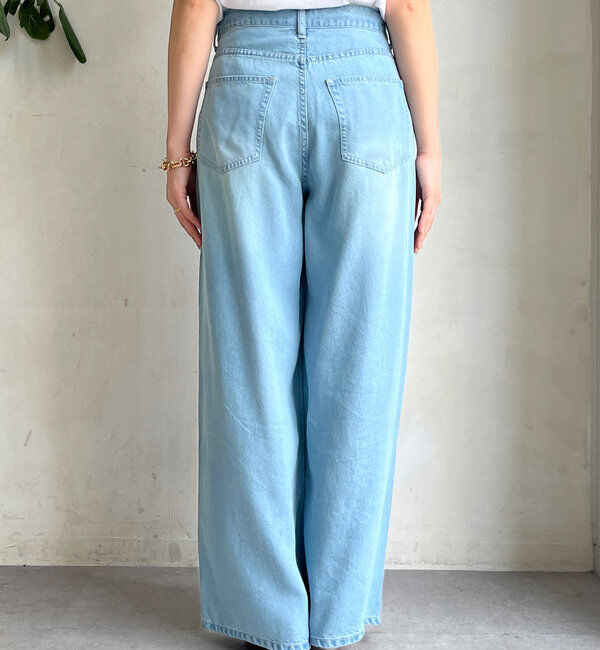  「リヨセルドロストワイドデニム」|デニム|