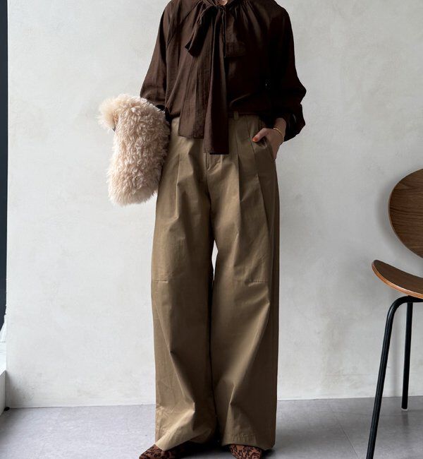  「棒タイ2WAYブラウス」|シャツ・ブラウス|