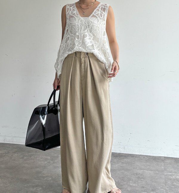  「フロントホックパンツ」|チノ|