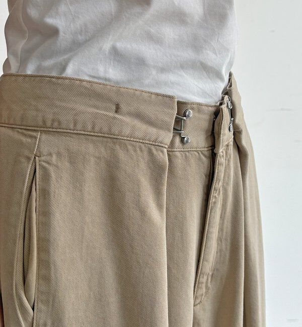  「フロントホックパンツ」|チノ|