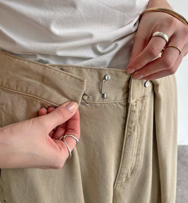  「フロントホックパンツ」|チノ|
