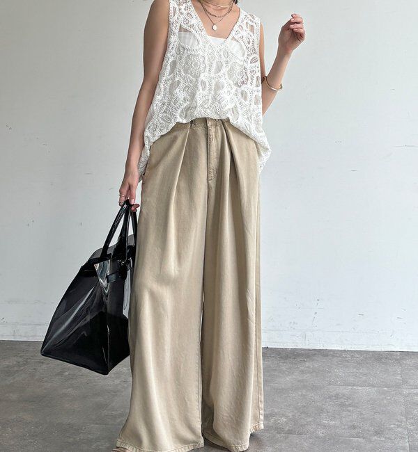  「フロントホックパンツ」|チノ|