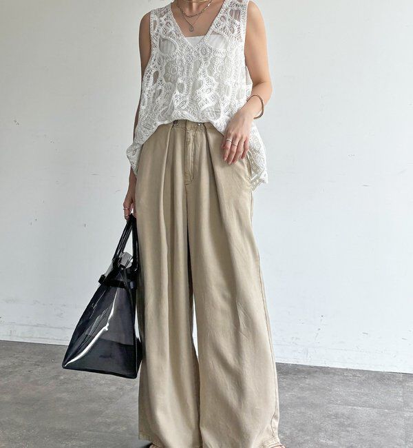  「フロントホックパンツ」|チノ|