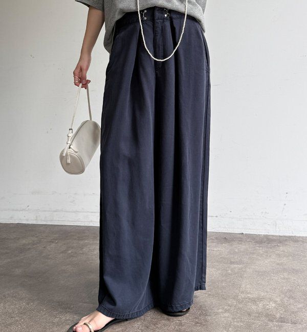  「フロントホックパンツ」|チノ|