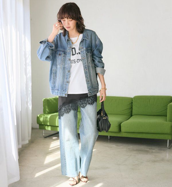  「【リバイバル/新色追加/羽織るだけでサマになる】デニムジャケット」|デニムジャケット|