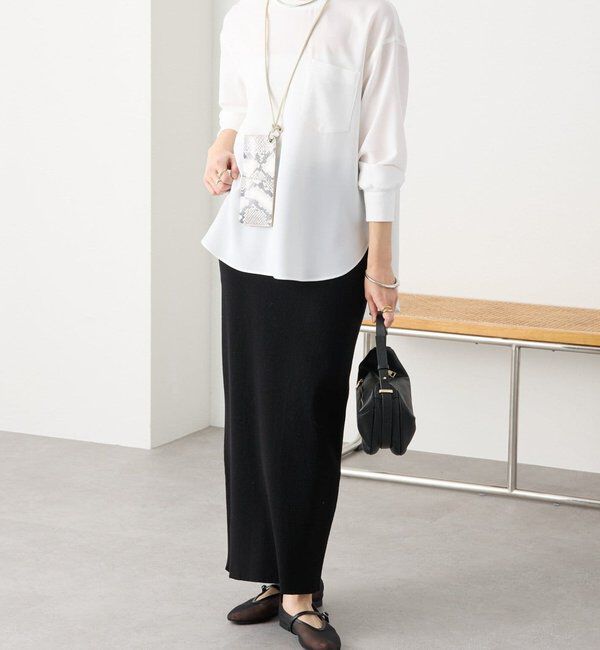  「【さらっと着やすい！/冷房・日焼け対策◎】ジョーゼットポケットブラウス」|シャツ・ブラウス|