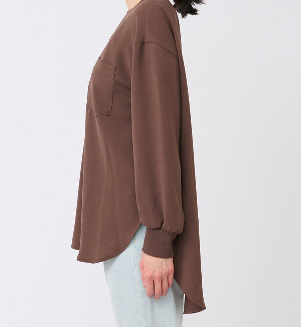  「【さらっと着やすい！/冷房・日焼け対策◎】ジョーゼットポケットブラウス」|シャツ・ブラウス|