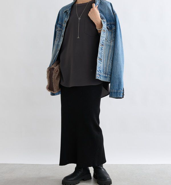  「【さらっと着やすい！/冷房・日焼け対策◎】ジョーゼットポケットブラウス」|シャツ・ブラウス|