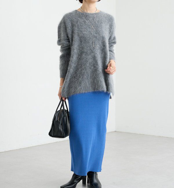  「【マイナス3kg/レビュー高評価☆】リブタイトスカート」|スカート|