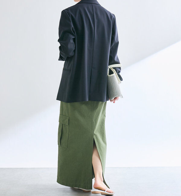  「【オンオフ着れる】ライトピークドラペルジャケット」|テーラードジャケット|