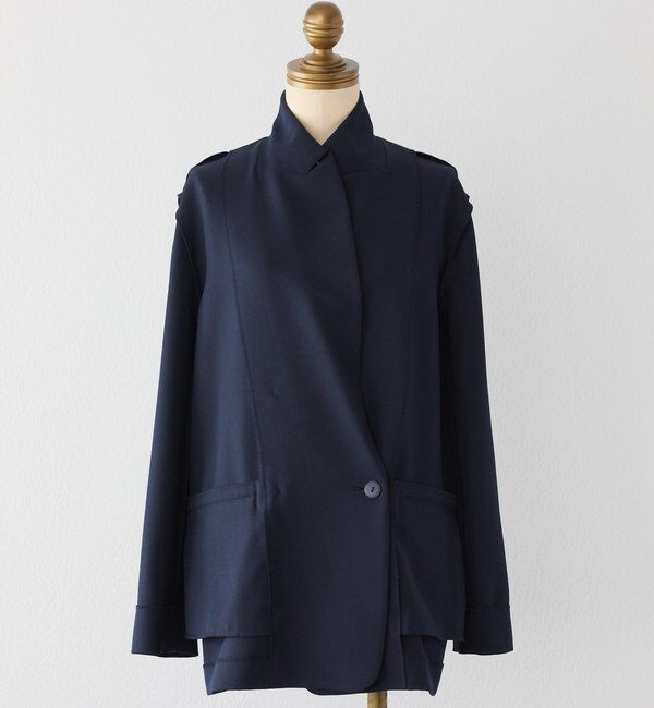  「【オンオフ着れる】ライトピークドラペルジャケット」|テーラードジャケット|