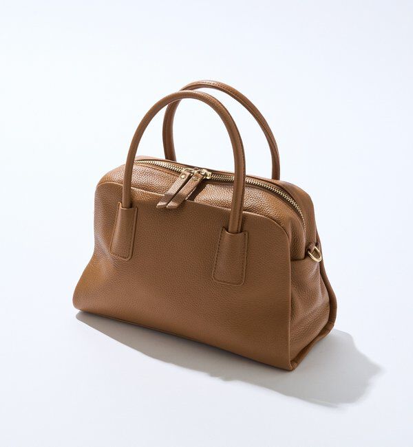  「【キレイめにもカジュアルにも】レザーボストン」|トートバッグ|